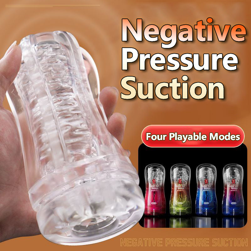 Jiyu Mechanical Ji Manual Male Masturbator Negative Pressure Clip Suction Cup Trainer