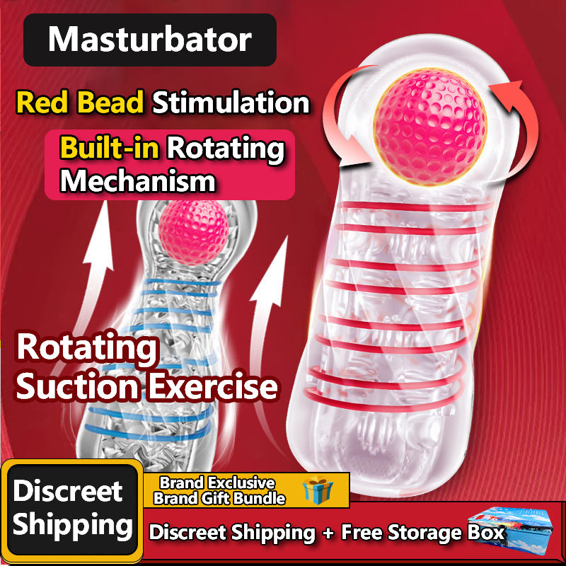 Lulu Cup Spiral Red Pill Male Male Training Device Sex Doll Masturbation Egg