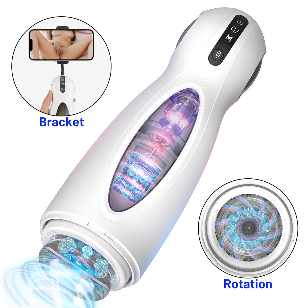 Fully Automatic Retractable Rotating Male Electric Masturbator